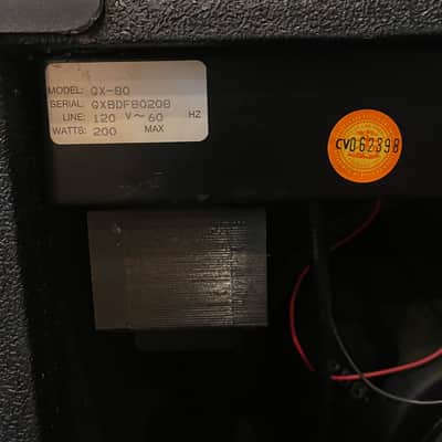 Crate GX-80 | 2-Channel, 80-Watt, 1x12" Solid State Guitar Combo, mid-90s - Black image 12
