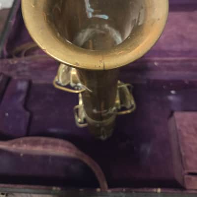 1921 C.G. Conn New Wonder C Melody Tenor Saxophone – Vintage Jazz Era Horn w/ Original Case image 10