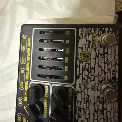 BARDIC AUDIO DUNGEON MASTER MK Two base preamp pedal MINT Sun, beta and PV preamps with graphic equalizer image 2