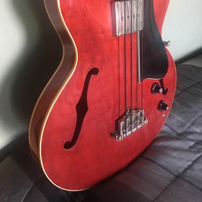 Greco  Bass SAB-120 w/ Vintage Greco Leather strap + Soft Case = Gibson EB2 image 8