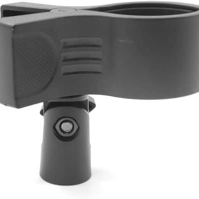 Large Microphone Clip Hoder For Mic Stand,Adjustable, with Metal Adapter, 32-68mm Diameter Range image 3