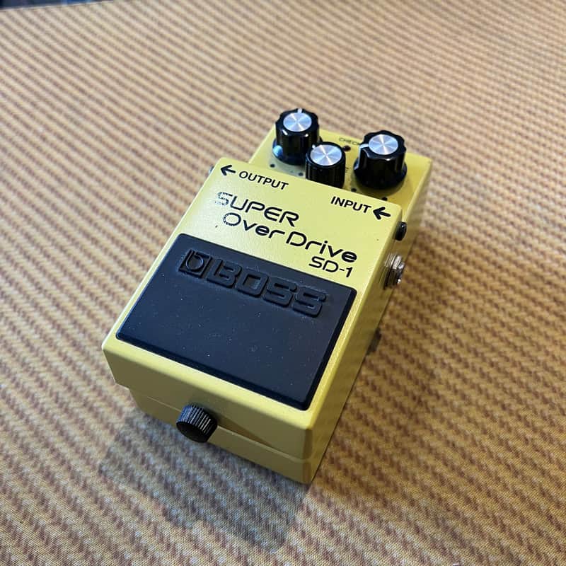 Boss SD-1 Super OverDrive (Silver Label) 1997 - Present - Yellow image 1