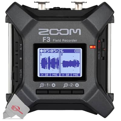 Zoom F3 2-Input / 2-Track Portable Field Recorder image 1