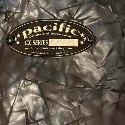 Pacific DW By Drum Workshop Made In Mexico 9 x 12" Blue/Silver Diamond Pearl Wrap CX Tom with Suspension Mounting HardwareVery Clean - Sounds Great! image 2