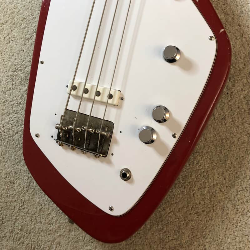 1960s Vox Phantom IV Bass Red