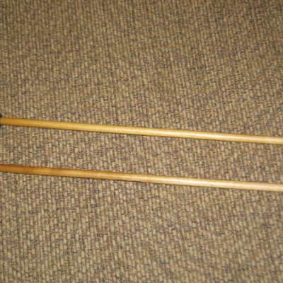 one pair new old stock A+ Mike Balter MB10AB (10AB) Hard Keyboard Mallets, 7/8" phenolic (plastic) round HEADS and natural birch HANDLES - mid to late 1990s (+ packaging) Unwound Series image 16