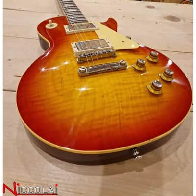 GIBSON 1960 Les Paul Standard Reissue VOS Washed Cherry Sunburst image 8