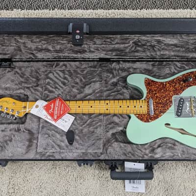 Fender Limited American Professional II Telecaster Thinline w/Case, Surf Green image 3
