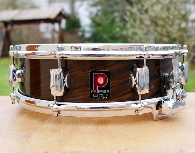 Premier Royal Ace 14" x 4" 3-ply Mahogany Mahogany Duroplastic Vintage RINGO image 1