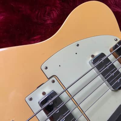 c.1967-Burns/Teisco Telecaster Style Bass MIJ Vintage Bass “White” image 6