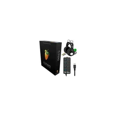 FL Studio 20 - Fruity Edition (Boxed) Bundle with Headphones & USB 3.0 Hub image 2