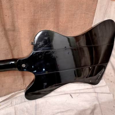 Greco Thunderbird Bass 1989 Black T Bird Bass Guitar image 4