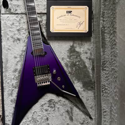 ESP E-II Alexi Laiho Signature Ripped - Purple Fade Satin with Pinstripes image 21