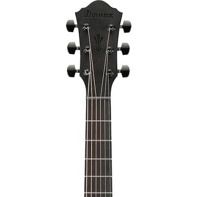 Ibanez AEG621BOT 6-String Grand Concert Acoustic Electric Guitar, Black Out image 11