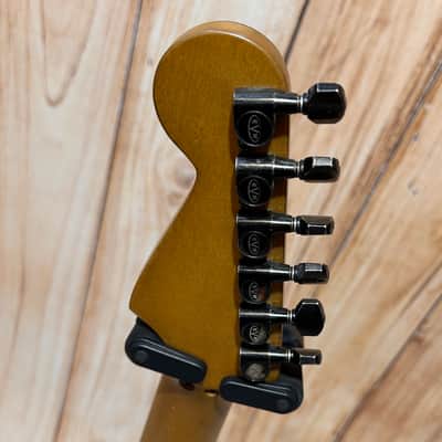 EVH Limited Ed. Striped Series Frankie MN BLK/YLW image 11