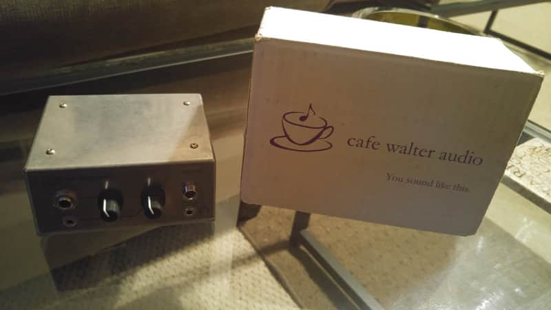 Cafe Walter Bass Preamp Practice Amp HA-1A Brushed Aluminum image 1