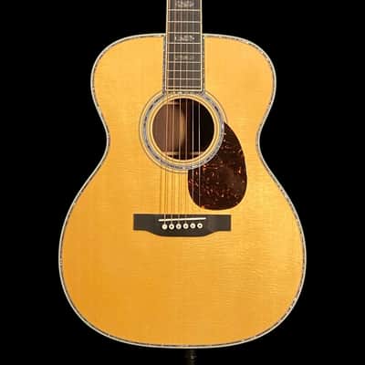 Martin OM-45 2024 Standard Series Acoustic Guitar - Natural with Aging Toner - Used image 2