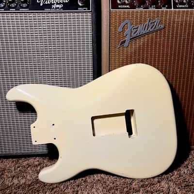 Relic Fender Stratocaster Body Alder Vintage Aged Olympic White 60s Nitrocellulose!😍 image 13