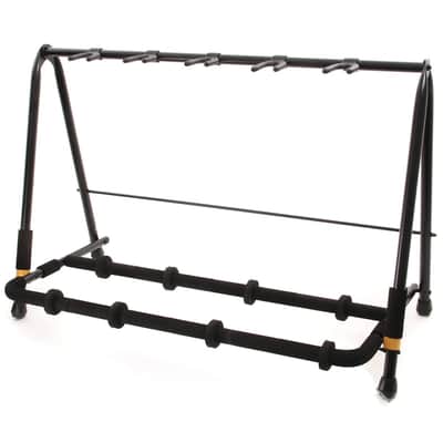 Hercules GS525BPLUS 5 Space Guitar Rack with Wheels image 2