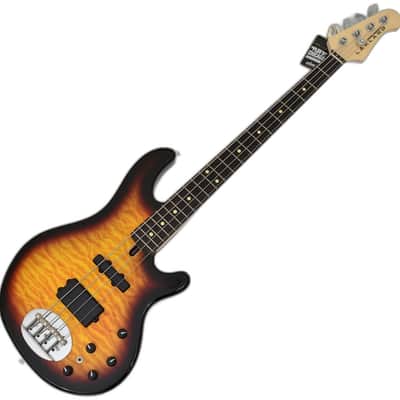 Lakland Skyline 44-02 Deluxe Bass in Three Tone Sunburst image 1