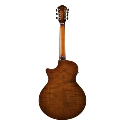 Used Ibanez AE3007FMH 7-String A/E Guitar - Tobacco Edge Burst image 8