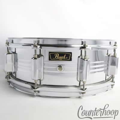 *Pearl 14x5"B4214 COB Brass Snare Drum Vintage 70s Japan Stewart Copeland Police image 1