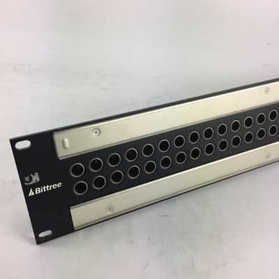 Bittree B52T-2WTHD 2x26 2RU Panel Black Normalling Terminating Audio Patchbay image 2