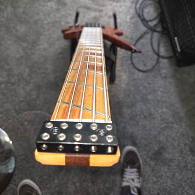 HELMS BASS GUITAR CO LJ-1 5 string multi scale headless image 15