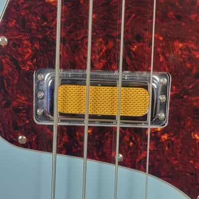 2023 Fender Gold Foil Jazz Bass - Sonic Blue With OHSC image 8