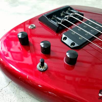 Westone Spectrum GT 4-String MIJ Electric Bass Guitar (1980s, Blood Red Metallic) image 13