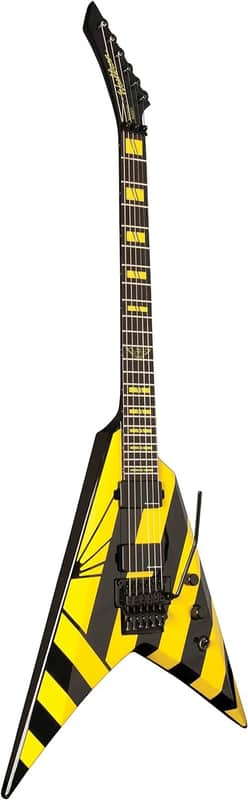 Washburn Parallaxe 6-String Electric Guitar, Black-Yellow | Reverb