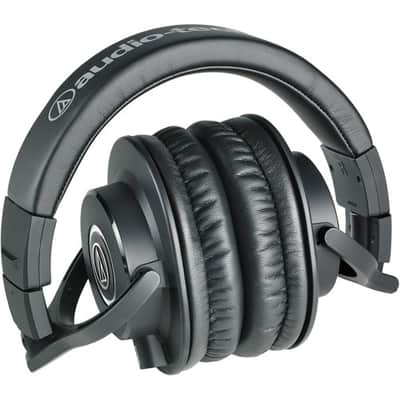 Audio-Technica ATH-M40x Closed-Back Professional Studio Monitor Headphones Black image 2