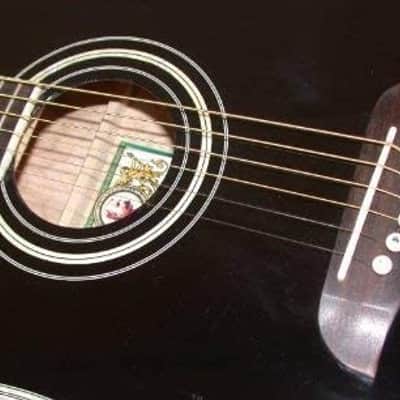 Oscar Schmidt Model OG1BLH Black Left Handed 3/4 Size Acoustic Guitar NEW image 4