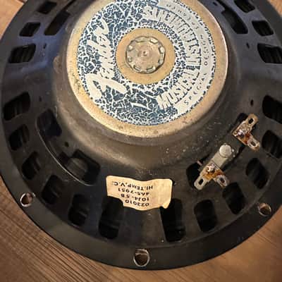 Fender Oxford 10” Princeton speaker 10j4 1970's Weber recone image 1