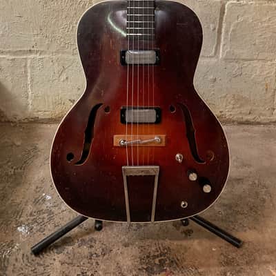 Kay Harmony Regal Archtop 1950s Refurbished With Silverfoils - Rockabilly Rat Rod image 2