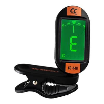 ChromaCast CC-440 Series Chromatic Guitar Tuner, Sunset Orange image 1