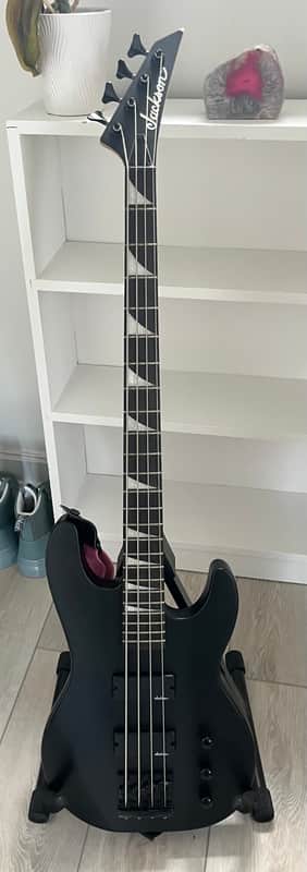 Jackson JS Series JS2 Concert Bass with Soft Shell Case with Amaranth Fretboard 2018 - Present - Satin Black image 1