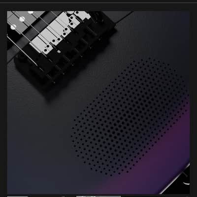 Enya Smart Electric Guitar Inspire Purple Black 39" Smart Electric Carbon Fiber Guitar with 15W Wireless Speaker, 20 Distinct Tones Onboard Built in Effects Presets Charging Cable Adjusting Wrench Gig Bag image 3
