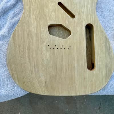 Custom Built Korina body Telecaster 2025 - Vintage Cream Nitro image 3