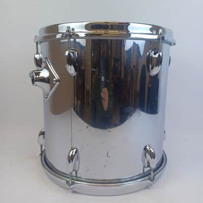 Slingerland 13x13"Chrome Over Wood Power Mega-Tom Magnum Vintage 5ply Maple Drum image 4