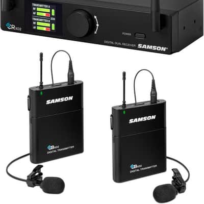 Samson Concert XD2 Digital Wireless Lavalier Microphone System - 1.9GHz image 2