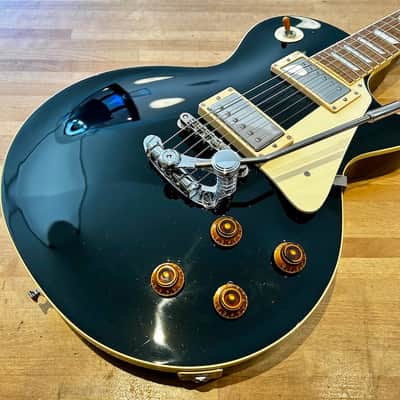 Tokai LS129 BB 2018 - Basic Black + Duesenberg LP Trem image 1