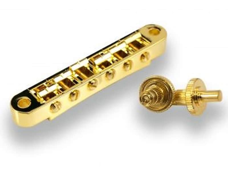 Kluson® Standard Nashville Tune-O-Matic Bridge, Gold Bild 1