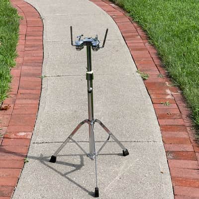 1990's Ludwig Double Tom Stand 9.5mm L Mount Arms image 12