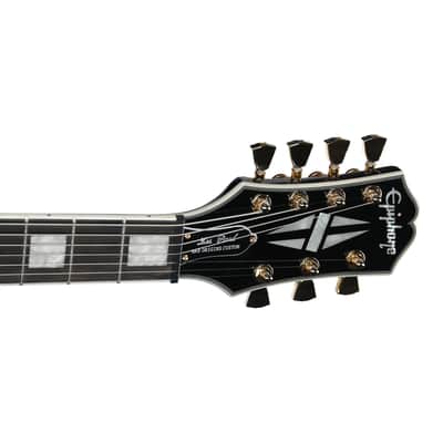 Epiphone 7-string Matt Heafy Signature Les Paul Custom Origins Guitar - Ebony image 8