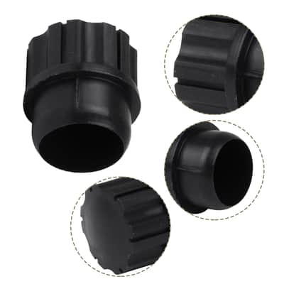 Black Plastic Sax End Plug Brush Cap Replacement Parts Replacement For Soprano Saxophon. image 3