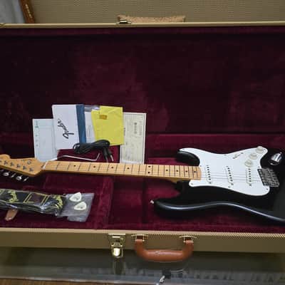 Collector-grade! 1993 Fender Japan 50'S Reissue ST54 "Blackie" Stratocaster BLK in Excellent Condition image 10