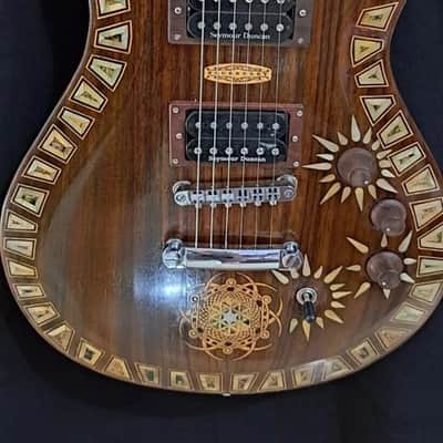 Electric Guitar Handmade by Blueberry Guitars Double Cutaway Seymour Duncan Pickups image 6