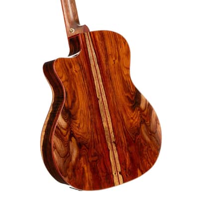Cort GOLDA10 Gold Series A10 Cocobolo Grand Auditorium Acoustic Electric Guitar image 2