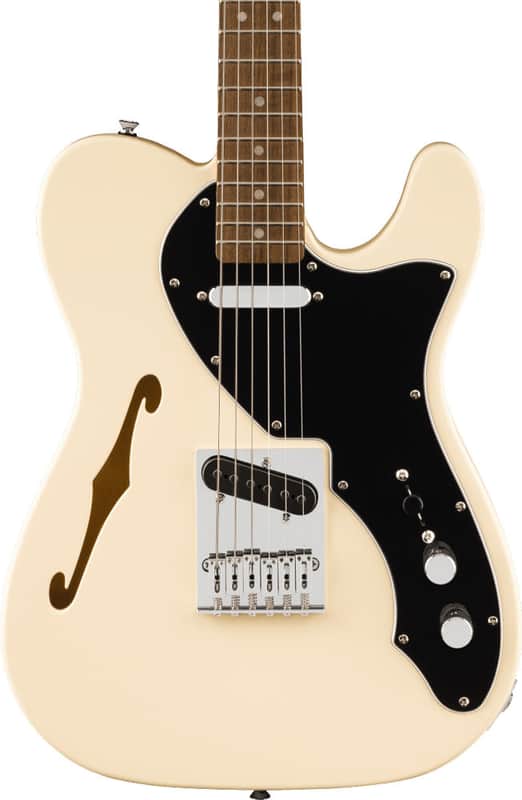 Squier Affinity Series Telecaster Thinline - Olympic White image 1